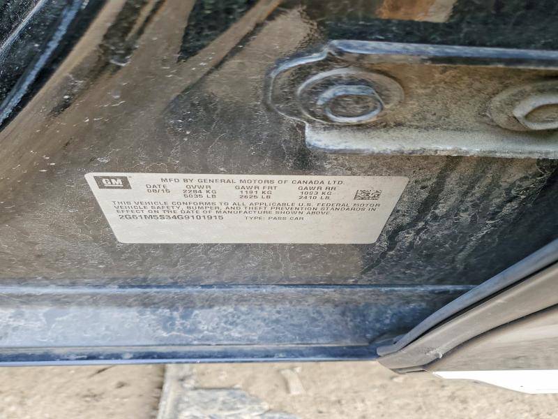 46242206 :رقم المزاد ، 2G61M5S34G9101915 vin ، 2016 Cadillac Xts مزاد بيع