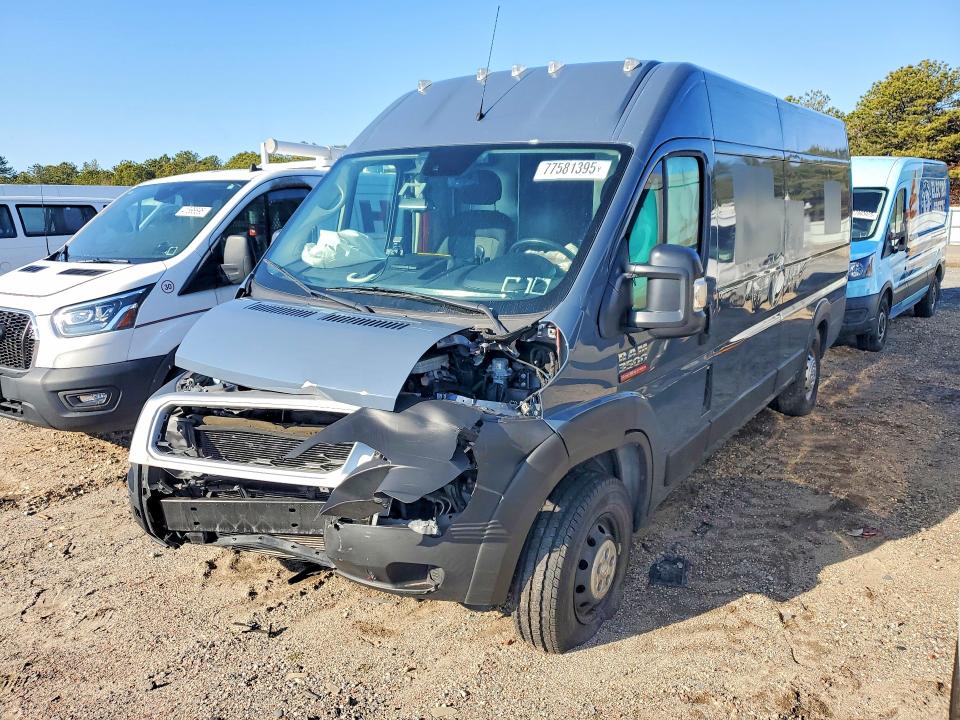 77581395 :رقم المزاد ، 3C6MRVJG1ME544768 vin ، 2021 Ram Promaster 3500 مزاد بيع