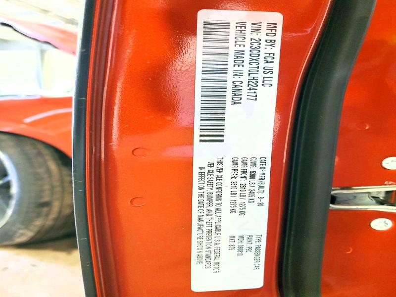 Продаж на аукціоні авто 2020 Dodge Charger, vin: 2C3CDXCT0LH224177, номер лоту: 41718966