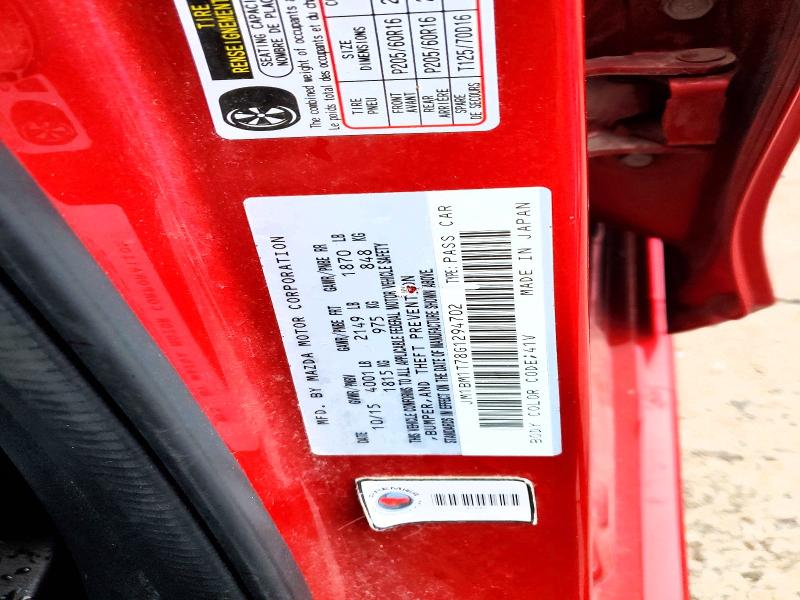 Продажа на аукционе авто 2016 Mazda 3, vin: JM1BM1T78G1294702, номер лота: 45992596
