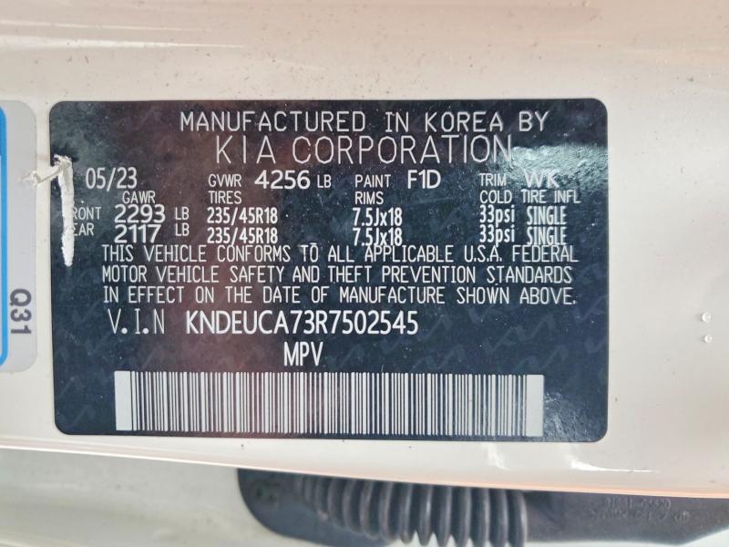 Продаж на аукціоні авто 2024 Kia Seltos, vin: KNDEUCA73R7502545, номер лоту: 47909906