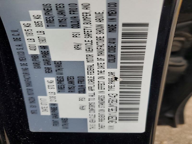 47717856 :رقم المزاد ، 3MZBN1V36JM168143 vin ، 2018 Mazda 3 مزاد بيع