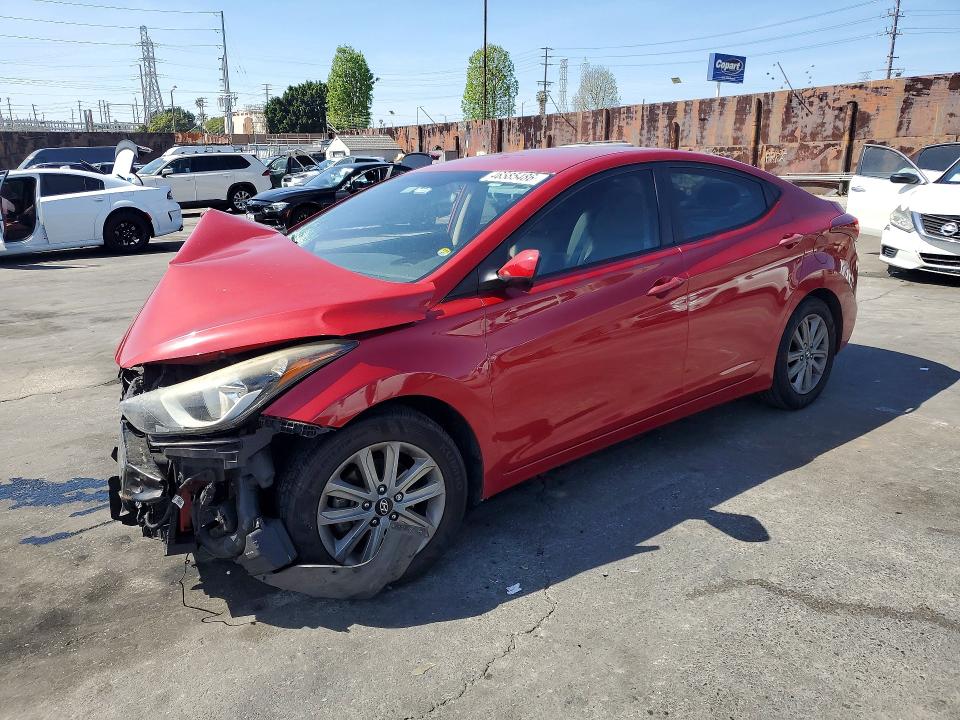 Auction sale of the 2014 Hyundai Elantra, vin: KMHDH4AE2EU048090, lot number: 46585486
