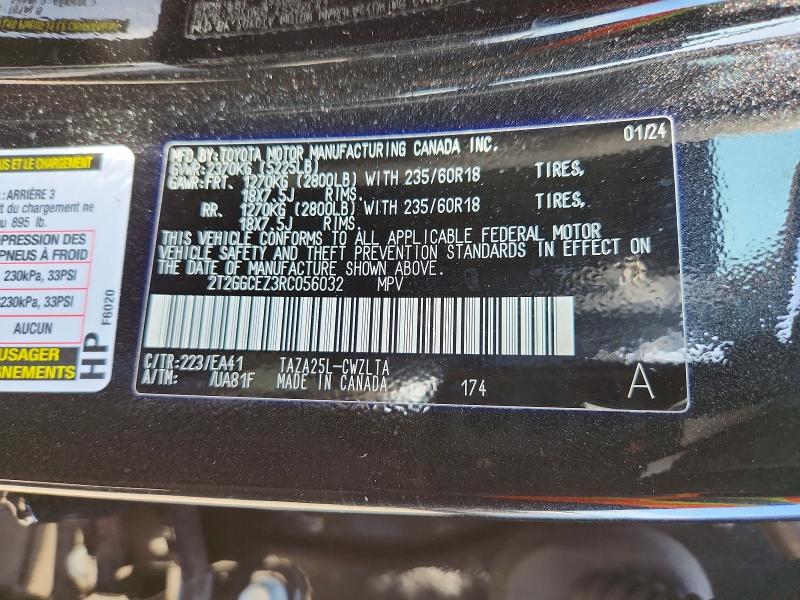 Продажа на аукционе авто 2024 Lexus Nx 350, vin: 2T2GGCEZ3RC056032, номер лота: 47090206