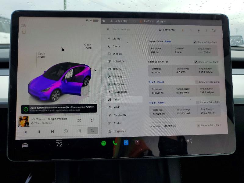 2022 Tesla Model Y მანქანა იყიდება აუქციონზე, vin: 7SAYGAEEXNF389668, აუქციონის ნომერი: 41600156