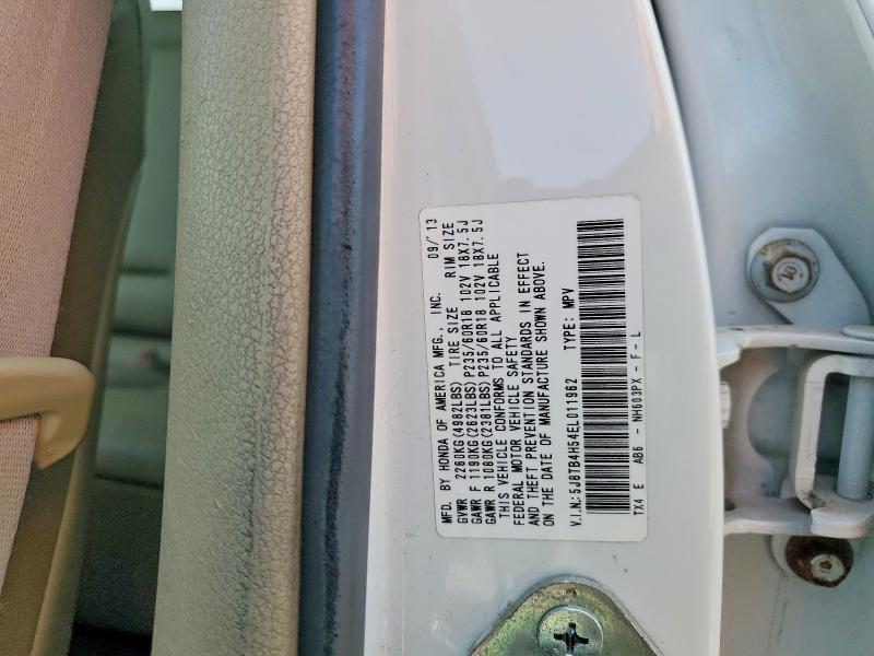 46590746 :رقم المزاد ، 5J8TB4H54EL011962 vin ، 2014 Acura Rdx مزاد بيع