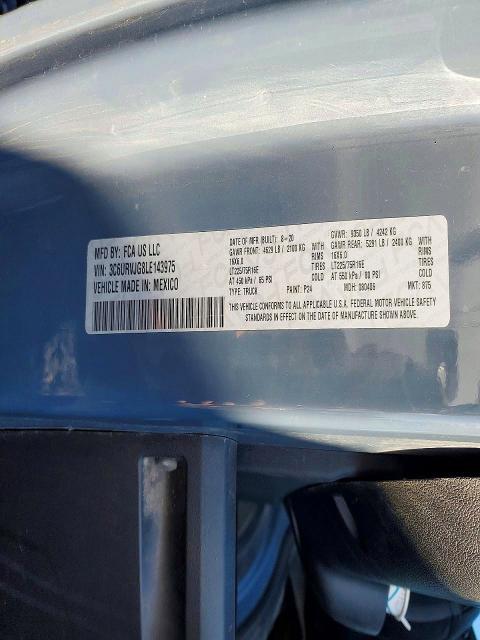 54143316 :رقم المزاد ، 3C6URVJG8LE143975 vin ، 2020 Ram Promaster 3500 مزاد بيع