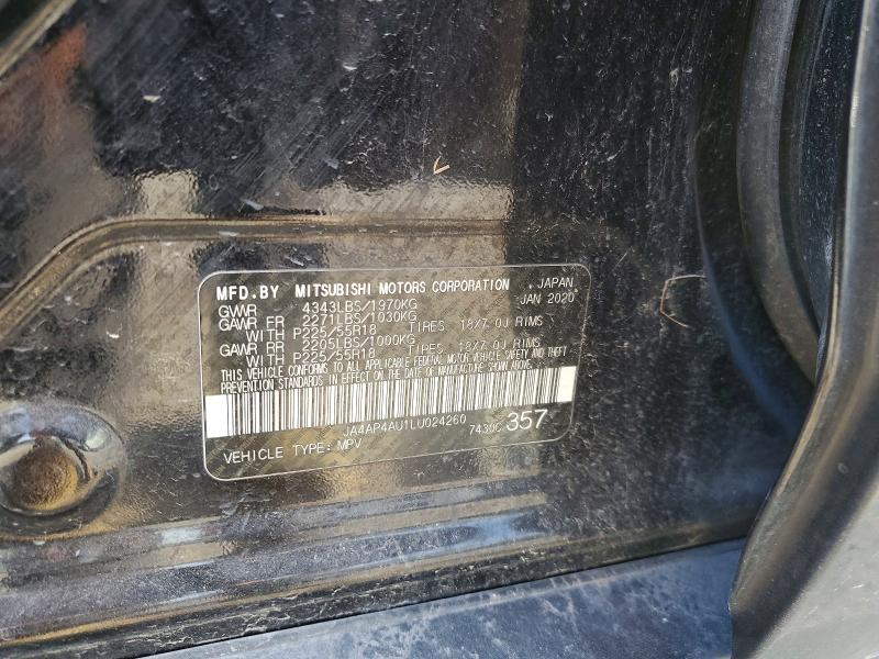 Продаж на аукціоні авто 2020 Mitsubishi Outlander Sport, vin: JA4AP4AU1LU024260, номер лоту: 79766105