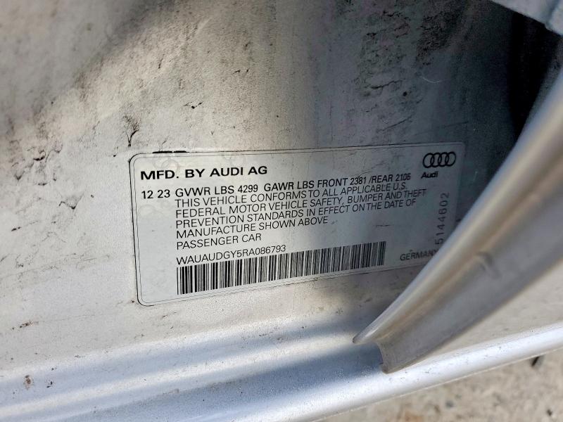 Aukcja sprzedaży 2024 Audi A3, vin: WAUAUDGY5RA086793, numer aukcji: 41966636