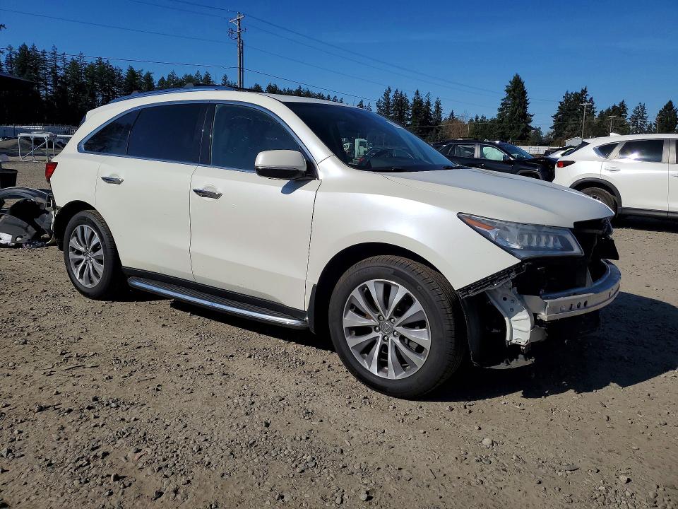 2015 Acura Mdx მანქანა იყიდება აუქციონზე, vin: 5FRYD4H49FB023677, აუქციონის ნომერი: 76752455