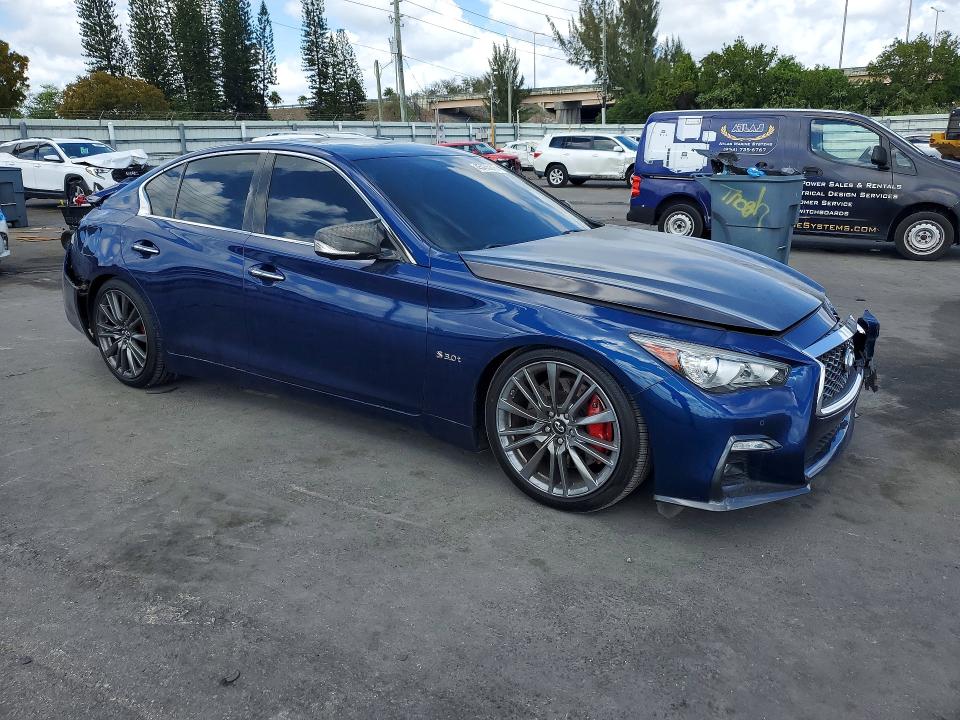 2019 Infiniti Q50 მანქანა იყიდება აუქციონზე, vin: JN1FV7AR1KM801083, აუქციონის ნომერი: 45485276