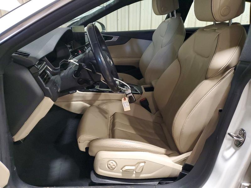 2021 Audi A5 მანქანა იყიდება აუქციონზე, vin: WAUFACF59MA005027, აუქციონის ნომერი: 47253476
