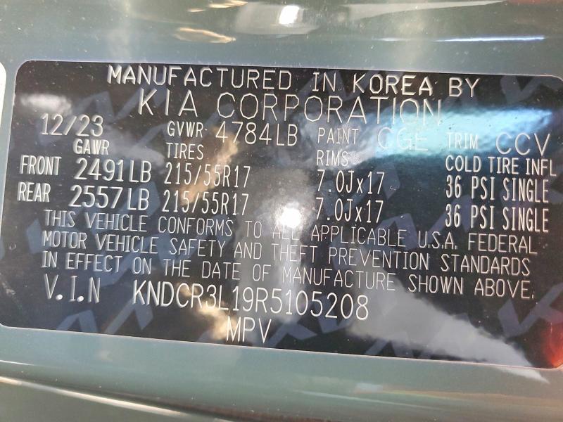 Aukcja sprzedaży 2024 Kia Niro Ev, vin: KNDCR3L19R5105208, numer aukcji: 47658396