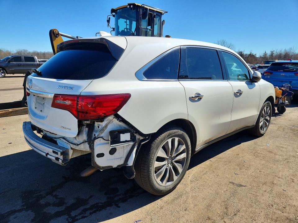 Продажа на аукционе авто 2016 Acura Mdx, vin: 5FRYD4H43GB054926, номер лота: 41893786