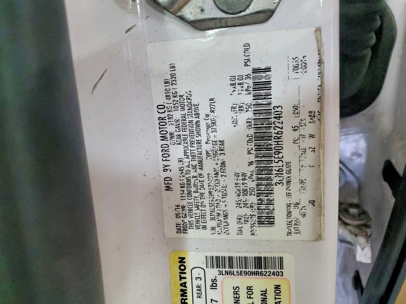 Продаж на аукціоні авто 2017 Lincoln Mkz, vin: 3LN6L5E90HR622403, номер лоту: 46877866