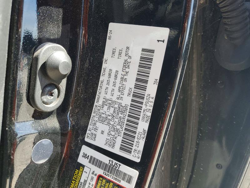 Aukcja sprzedaży 2024 Toyota Tundra, vin: 5TFLA5DB1RX235093, numer aukcji: 45999966