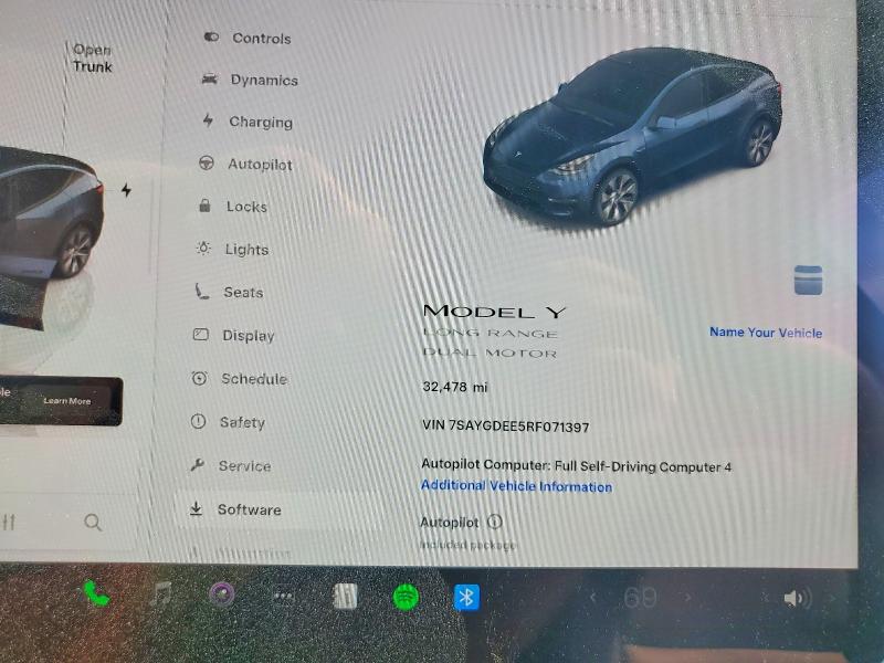 Продаж на аукціоні авто 2024 Tesla Model Y, vin: 7SAYGDEE5RF071397, номер лоту: 46118276