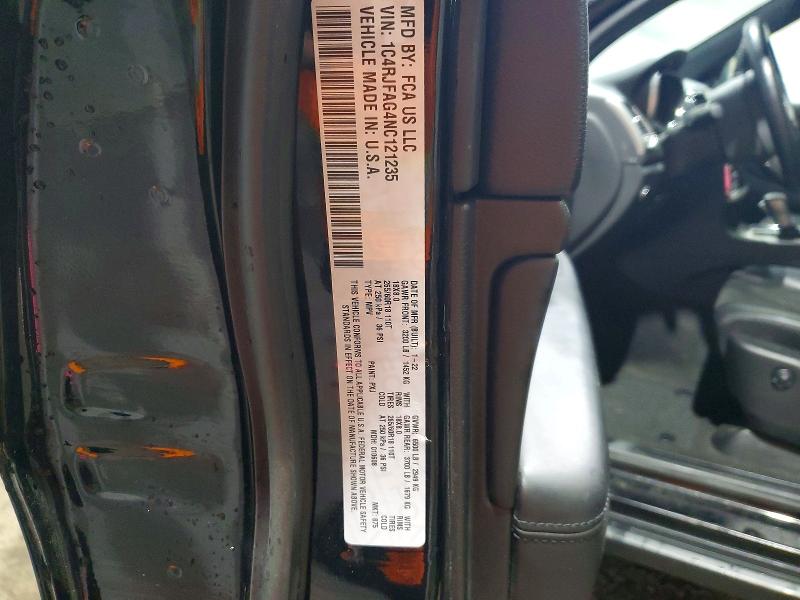 Продаж на аукціоні авто 2022 Jeep Grand Cherokee, vin: 1C4RJFAG4NC121235, номер лоту: 46269806