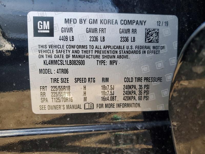 Продаж на аукціоні авто 2020 Buick Encore Gx, vin: KL4MMCSL1LB082600, номер лоту: 47090296