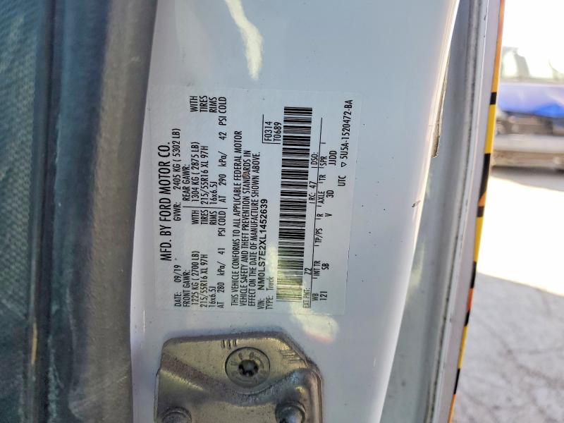 Продажа на аукционе авто 2020 Ford Transit Connect, vin: NM0LS7E2XL1452639, номер лота: 46882136