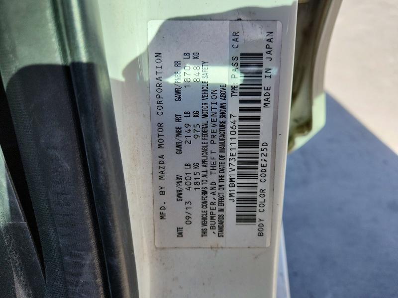 Aukcja sprzedaży 2014 Mazda 3, vin: JM1BM1V73E1110647, numer aukcji: 46365896