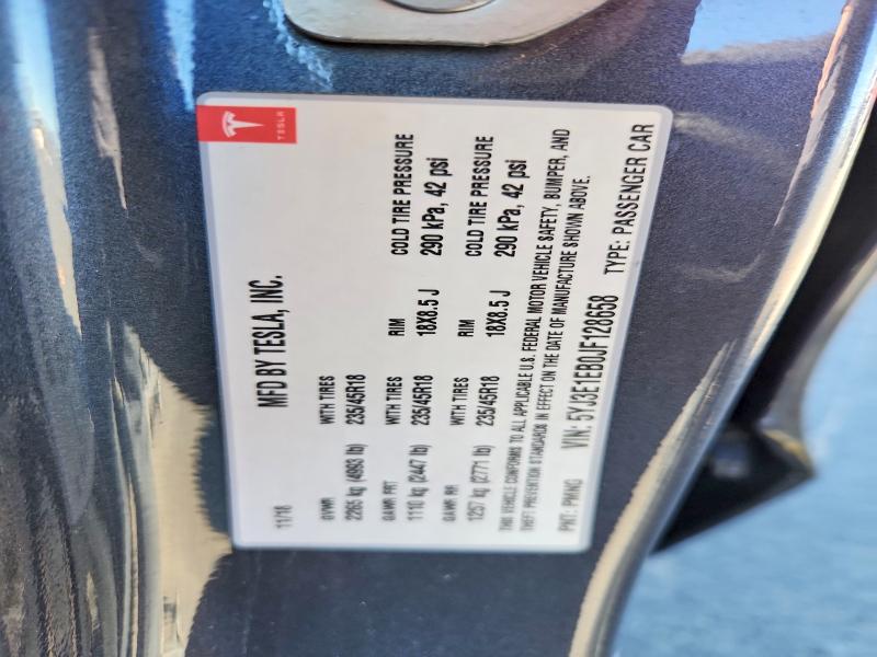 Продаж на аукціоні авто 2018 Tesla Model 3, vin: 5YJ3E1EB0JF128658, номер лоту: 46168466