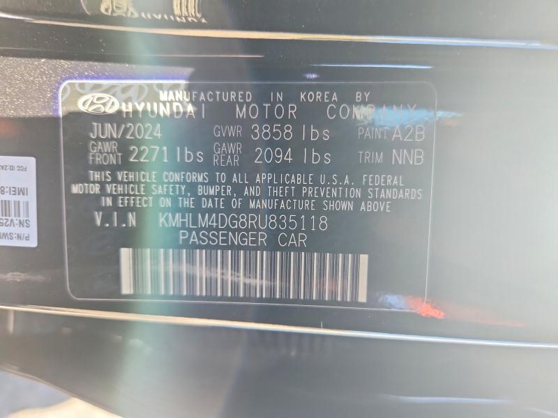 Продажа на аукционе авто 2024 Hyundai Elantra, vin: KMHLM4DG8RU835118, номер лота: 79792065