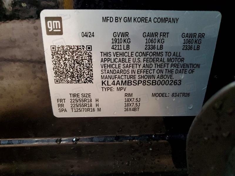 Продаж на аукціоні авто 2025 Buick Encore Gx, vin: KL4AMBSP8SB000263, номер лоту: 48268776