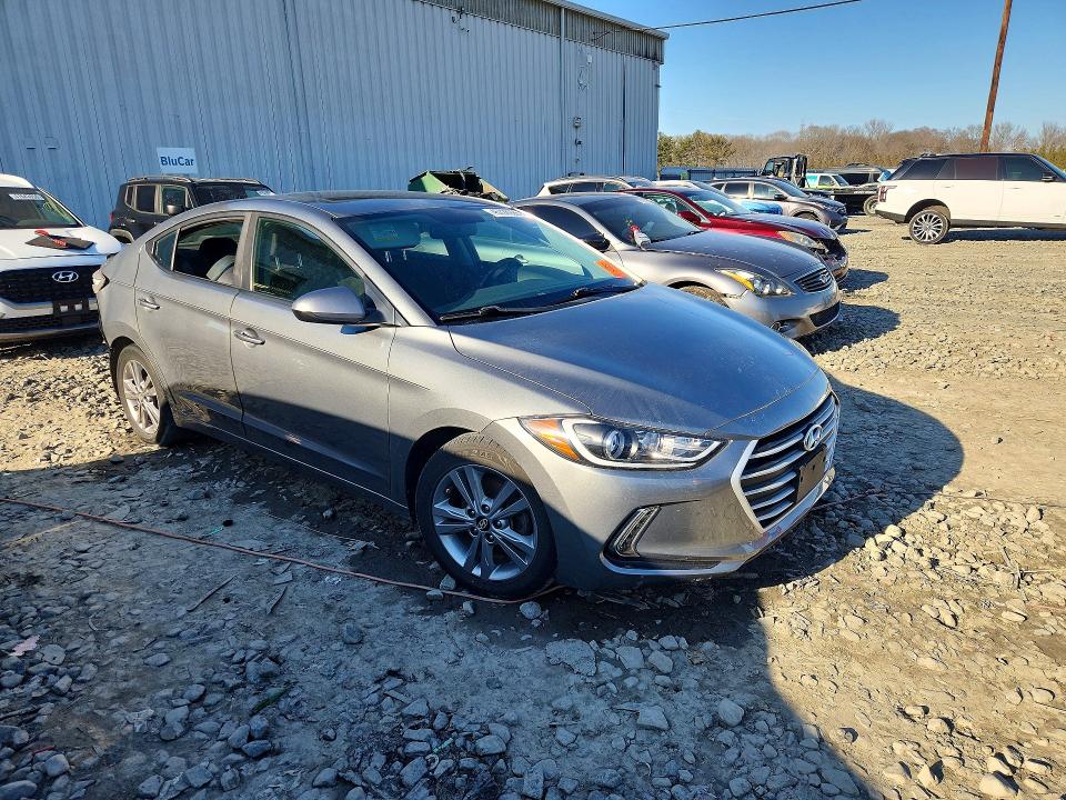 Продаж на аукціоні авто 2017 Hyundai Elantra, vin: KMHD84LF5HU380096, номер лоту: 45728926