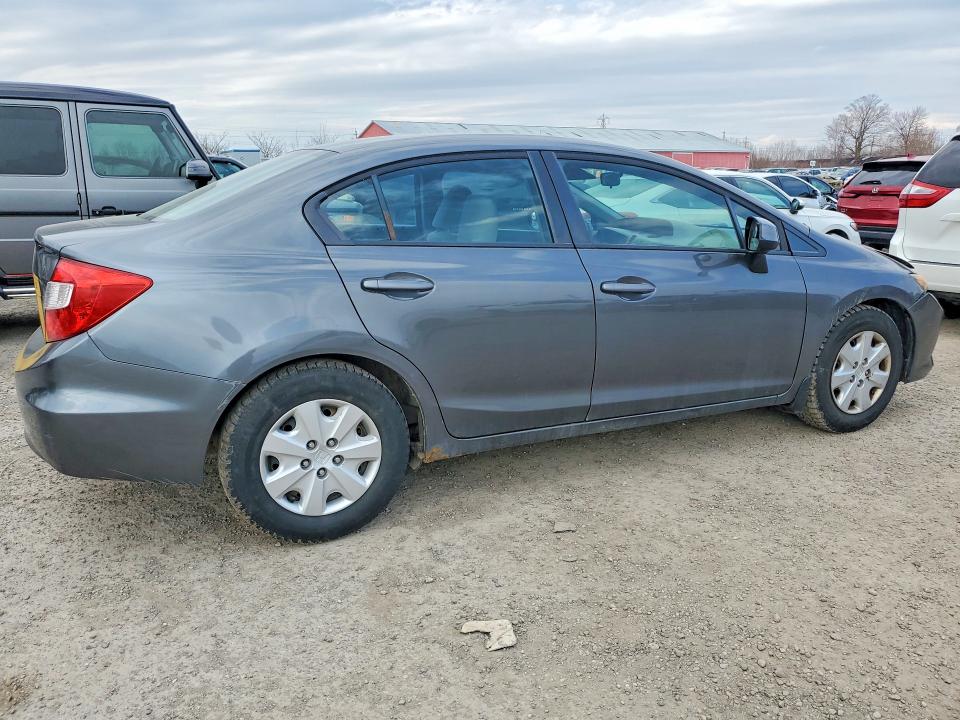 2012 Honda Civic მანქანა იყიდება აუქციონზე, vin: 2HGFB2F45CH107993, აუქციონის ნომერი: 47572756
