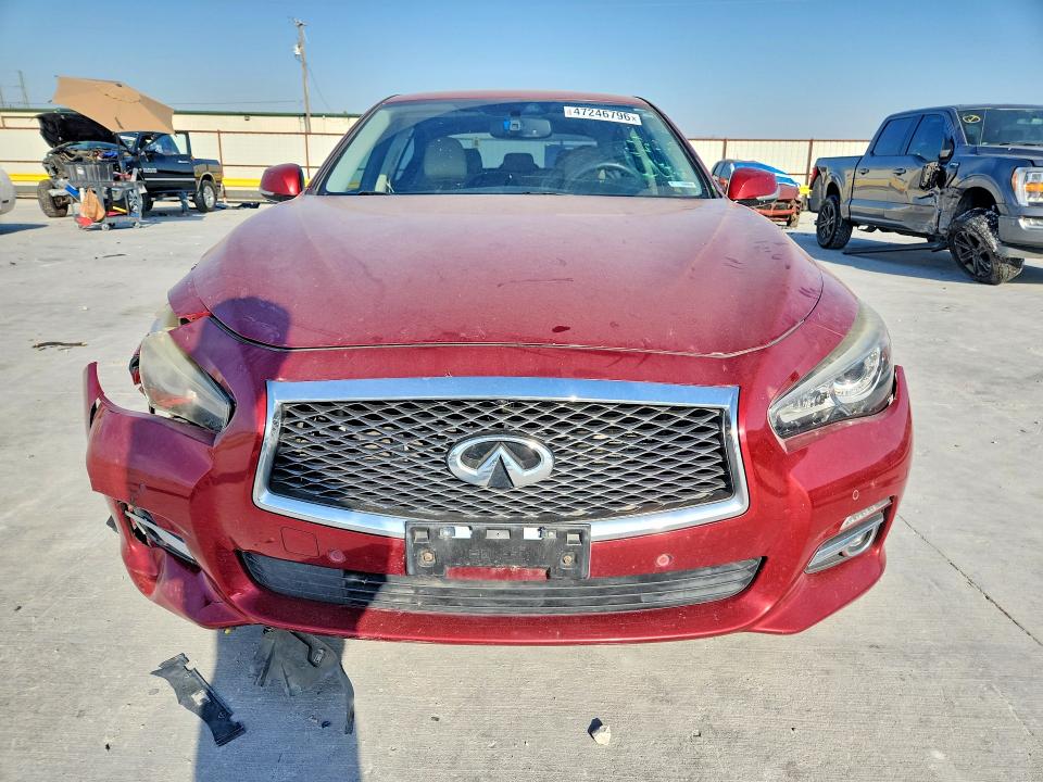 47246796 :رقم المزاد ، JN1AV7ARXEM700140 vin ، 2014 Infiniti Q50 Hybrid مزاد بيع