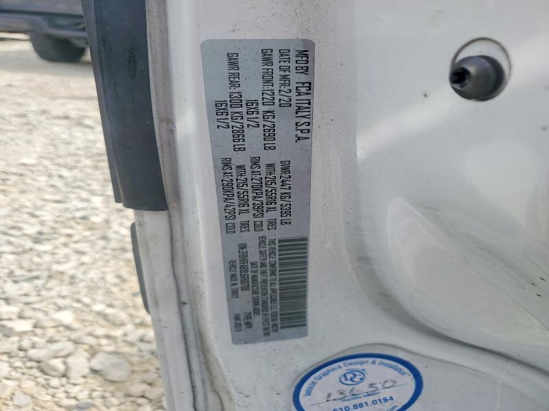 2020 Ram Promaster City მანქანა იყიდება აუქციონზე, vin: ZFBHRFAB8L6R66709, აუქციონის ნომერი: 48162826