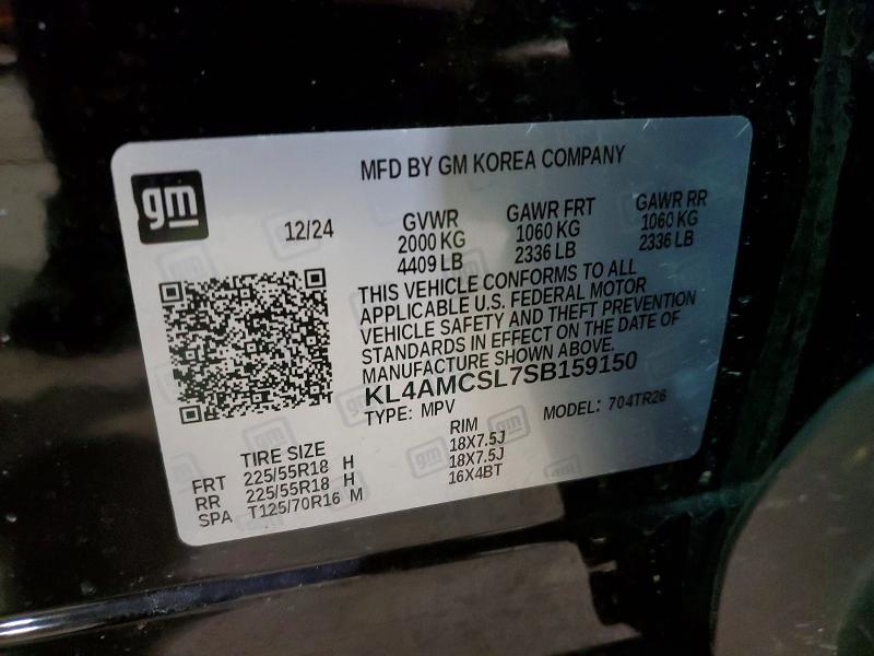 47472406 :رقم المزاد ، KL4AMCSL7SB159150 vin ، 2025 Buick Encore Gx مزاد بيع