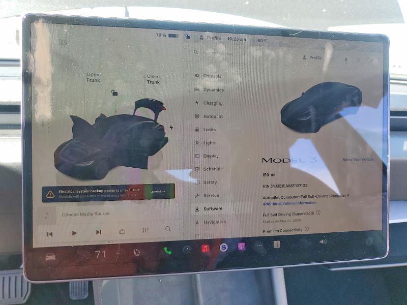 Aukcja sprzedaży 2025 Tesla Model 3, vin: 5YJ3E1EA8SF137102, numer aukcji: 41611236