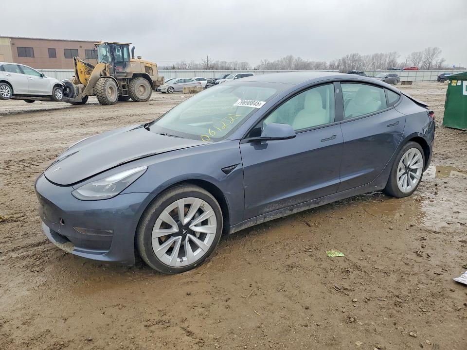 2021 Tesla Model 3 მანქანა იყიდება აუქციონზე, vin: 5YJ3E1EB3MF061221, აუქციონის ნომერი: 79098845