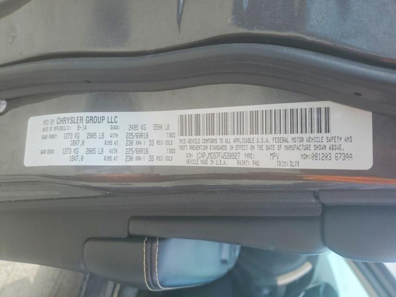 2015 Jeep Cherokee მანქანა იყიდება აუქციონზე, vin: 1C4PJMDS7FW520927, აუქციონის ნომერი: 45906396