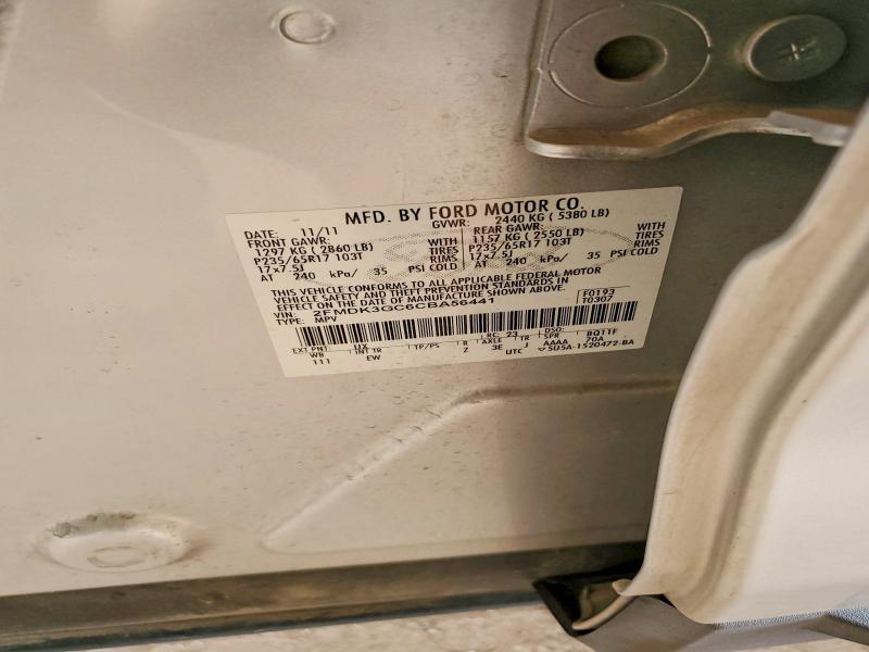 Продажа на аукционе авто 2012 Ford Edge, vin: 2FMDK3GC6CBA56441, номер лота: 48157226