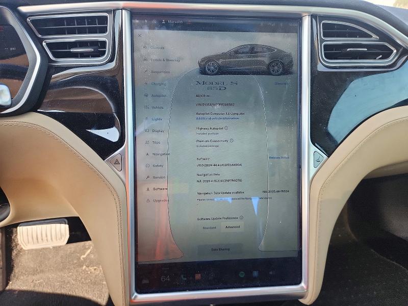 Aukcja sprzedaży 2015 Tesla Model S, vin: 5YJSA1H22FF088562, numer aukcji: 46883246