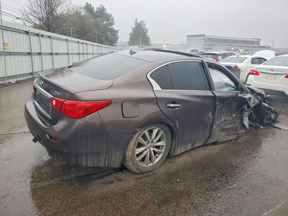 45648026 :رقم المزاد ، JN1BV7AR3FM403149 vin ، 2015 Infiniti Q50 مزاد بيع
