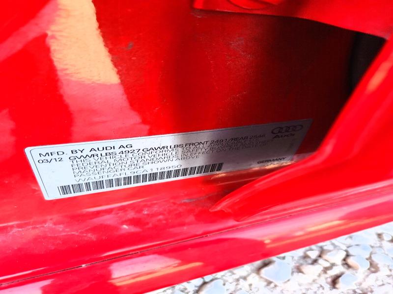 Продажа на аукционе авто 2012 Audi A4, vin: WAUFFAFL9CA118950, номер лота: 45754806