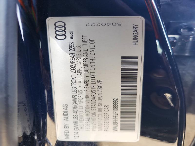 47167126 :رقم المزاد ، WAUBFHFF2F1089992 vin ، 2015 Audi A3 مزاد بيع