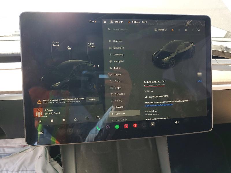 Aukcja sprzedaży 2021 Tesla Model Y, vin: 5YJYGDEF1MF151293, numer aukcji: 47282396