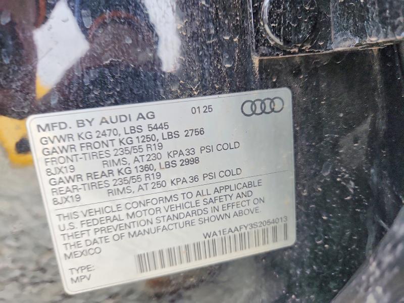 Продажа на аукционе авто 2025 Audi Q5, vin: WA1EAAFY3S2054013, номер лота: 47782916