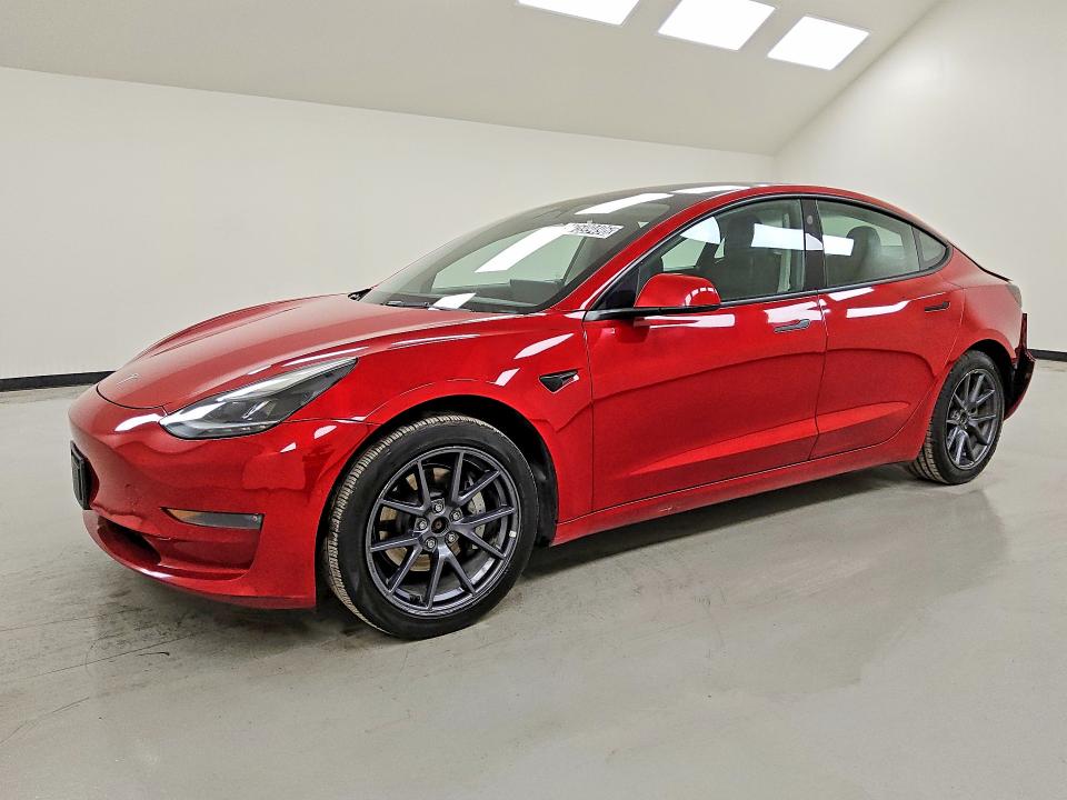 2022 Tesla Model 3 მანქანა იყიდება აუქციონზე, vin: 5YJ3E1EB0NF288836, აუქციონის ნომერი: 47599496