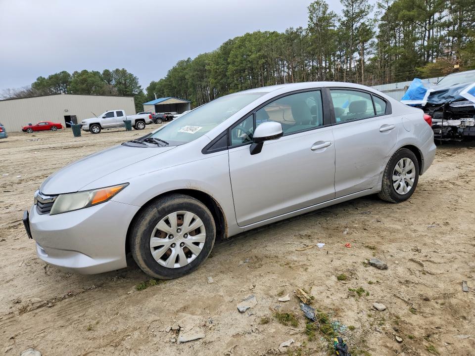 2012 Honda Civic მანქანა იყიდება აუქციონზე, vin: 19XFB2F54CE343571, აუქციონის ნომერი: 41939446
