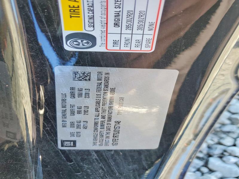 Продажа на аукционе авто 2018 Chevrolet Camaro, vin: 1G1FE1R79J0157148, номер лота: 46163306