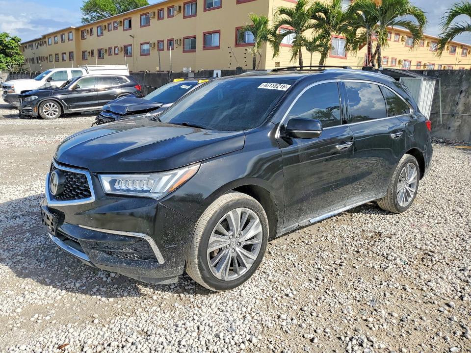 46138216 :رقم المزاد ، 5FRYD4H59HB012013 vin ، 2017 Acura Mdx مزاد بيع
