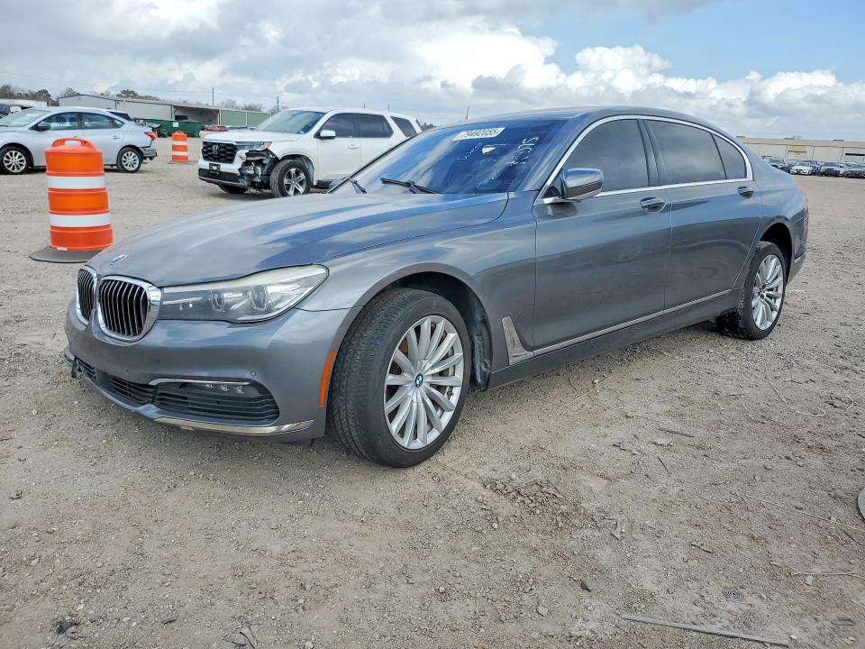 2017 Bmw 740 მანქანა იყიდება აუქციონზე, vin: WBA7E2C5XHG740075, აუქციონის ნომერი: 79492055