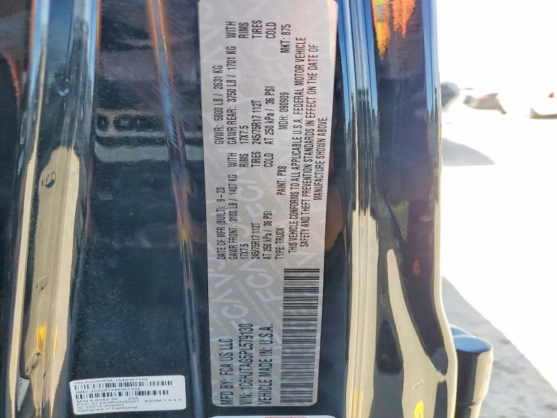 Продажа на аукционе авто 2023 Jeep Gladiator, vin: 1C6HJTAG5PL579130, номер лота: 46545726