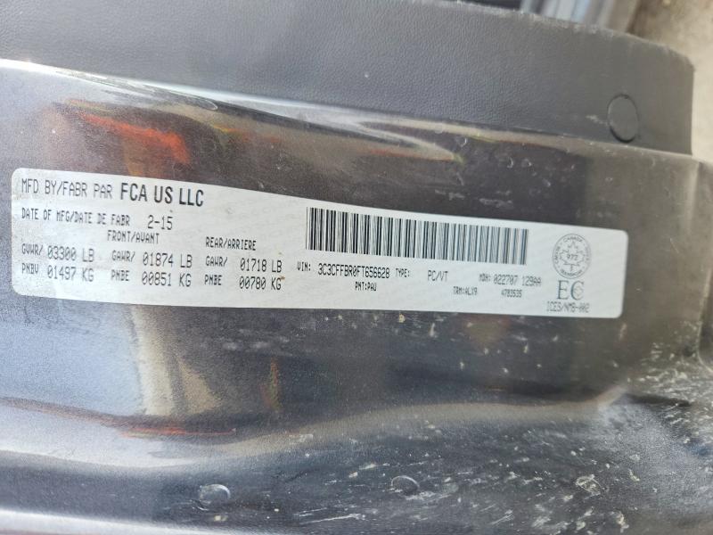46547466 :رقم المزاد ، 3C3CFFBR0FT656628 vin ، 2015 Fiat 500 مزاد بيع